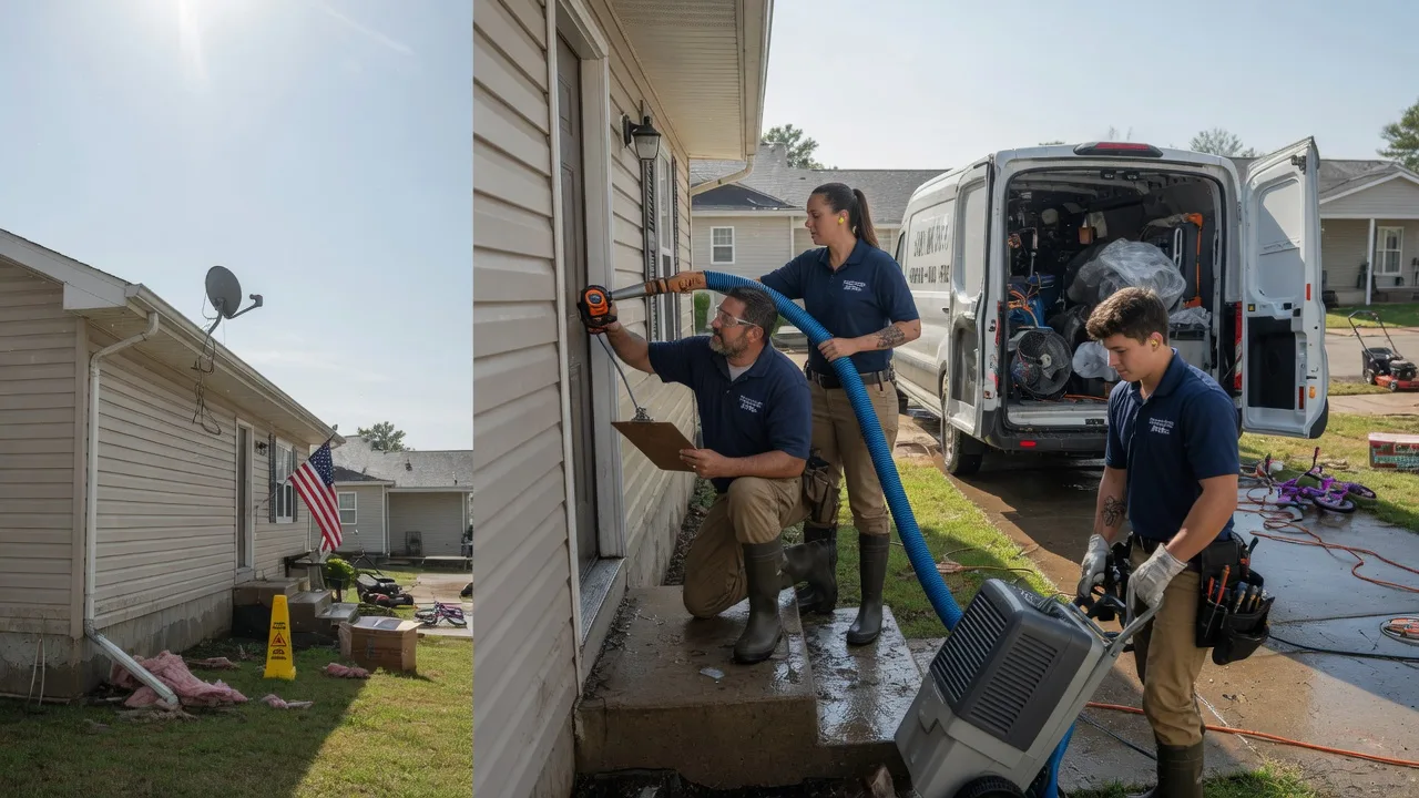 Ceiling Water Damage Restoration in Hazleton, IA near me